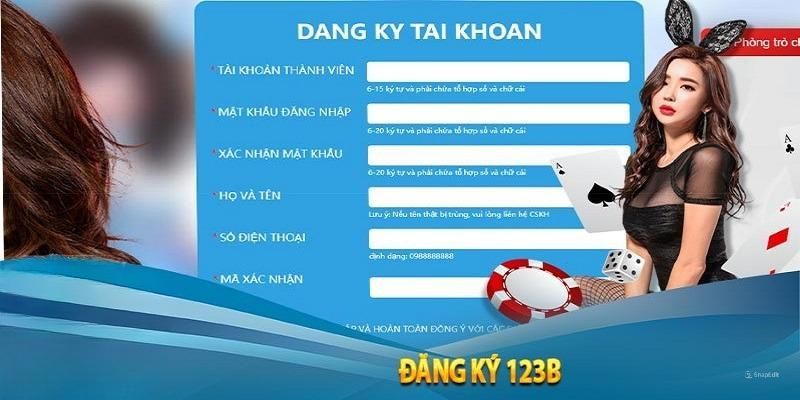 Chú ý khi thực hiện đăng ký tài khoản mới